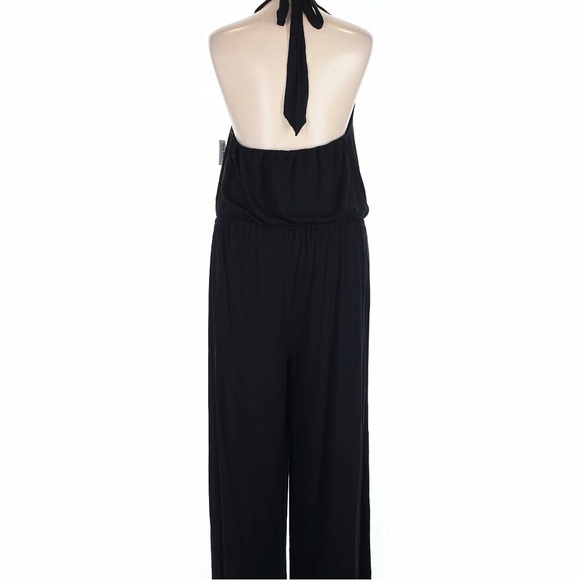 Old Navy Black Halter Jumpsuit XL Tall - Picture 2 of 6